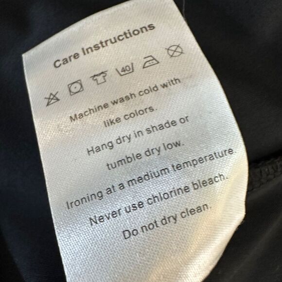 FIOBOC SmoothBlend Slim Fit Half Zip Mock Neck Tee: Zip Contrast Color Size XL - Picture 10 of 10